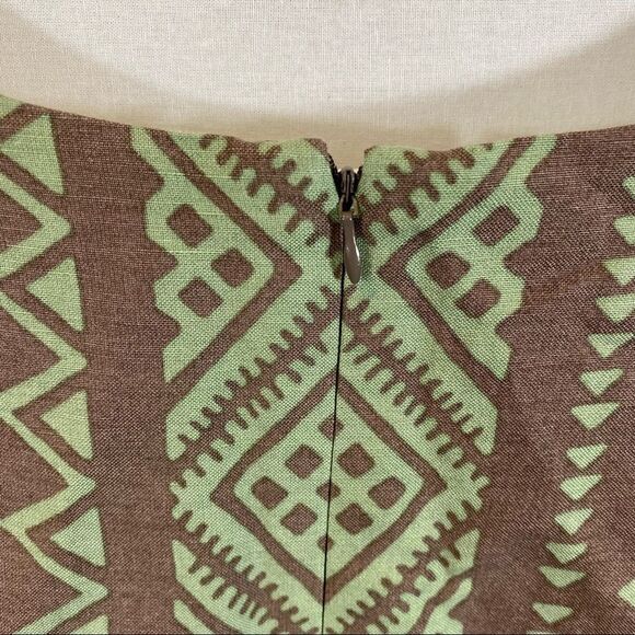 NWT Jessica London Linen Blend Print Dress Size 14 - Picture 7 of 10